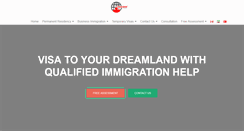 Desktop Screenshot of dreamlandimmigration.com