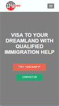 Mobile Screenshot of dreamlandimmigration.com